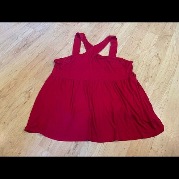Torrid Super Soft Knits red tank - Picture 1 of 5